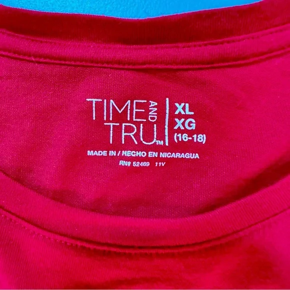 Lot of 3 Time and Tru Long Sleeve Scoop Neck Tops XL - Picture 2 of 12